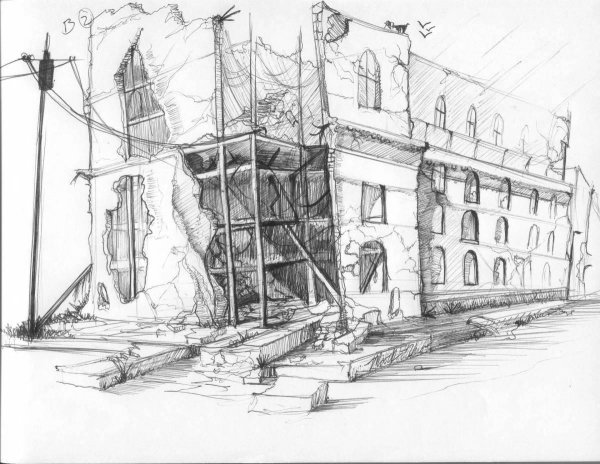 Здания для рисования