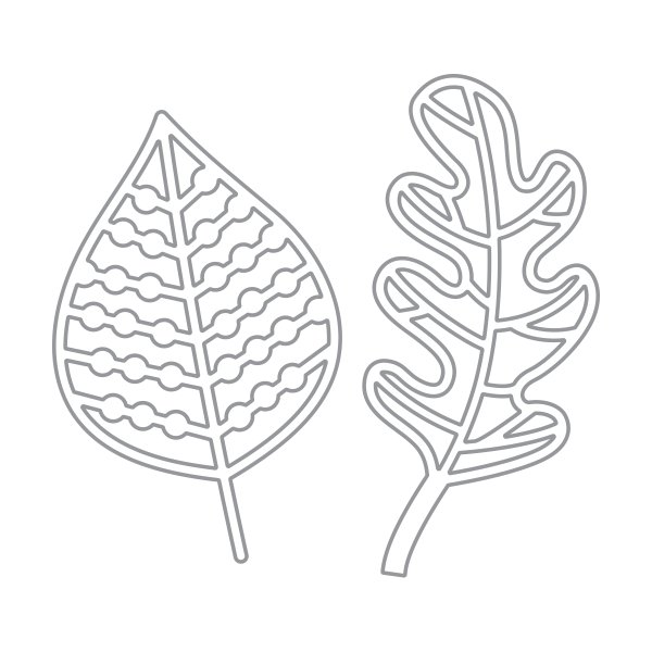 Вытынанки осенние листья