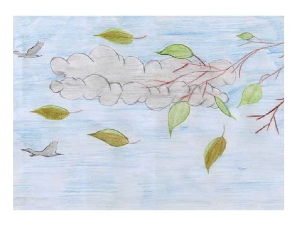 Тютчев листья иллюстрация