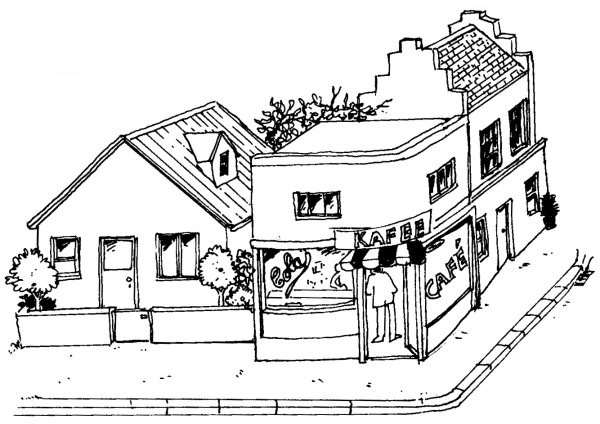 Раскраска детский сад здание