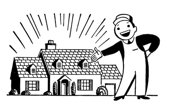 Капремонт рисунки черно-белые