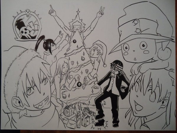 Пожиратель душ чëрнобелый