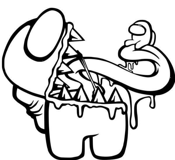 Раскраски амонг АС монстры