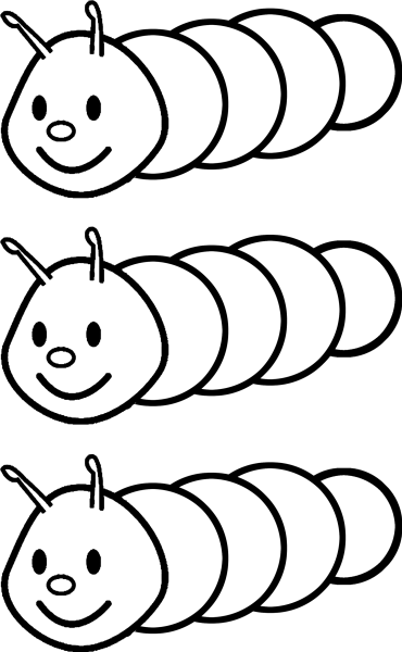 Гусеница листовертка раскраска