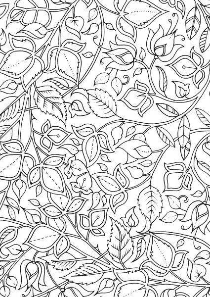 Раскраска для взрослых арт терапия