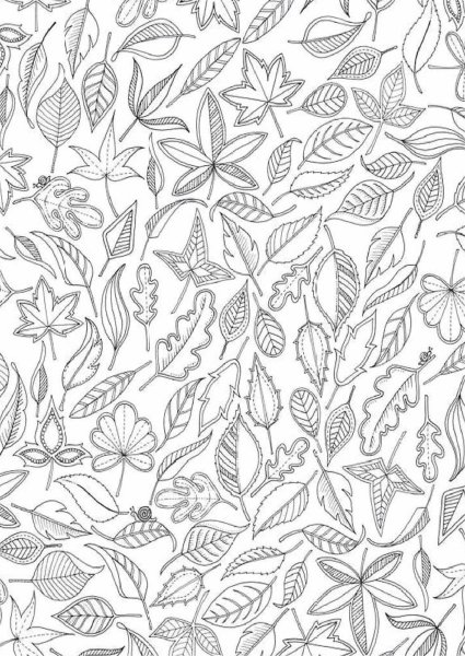 Антистресс листья