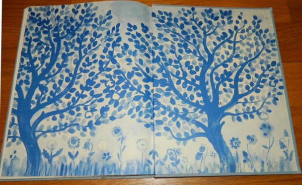 Осеева синие листья рисунок