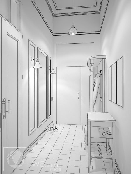 Эскиз прихожей