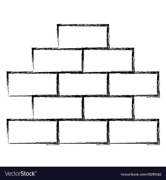 Кирпич раскраска