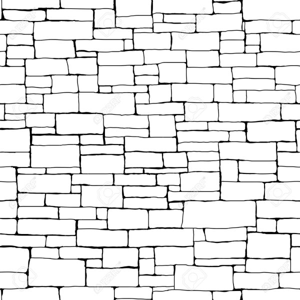 Трафарет каменной кладки