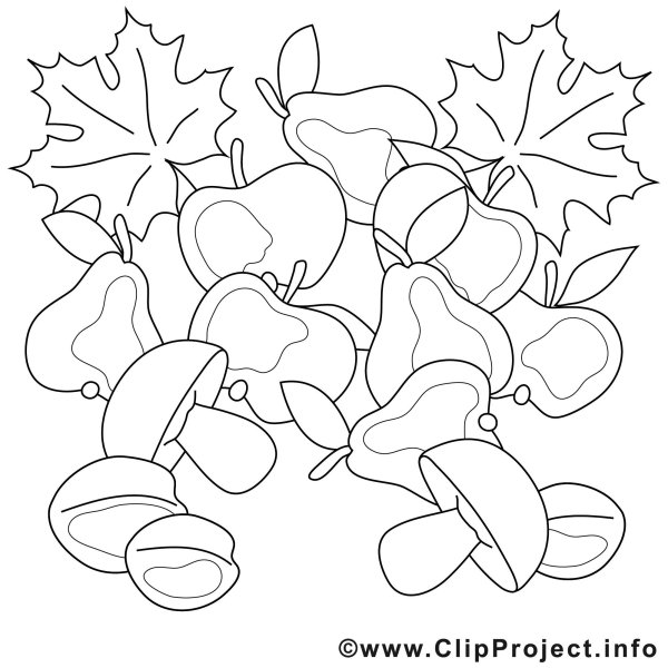 Краски осени раскраска