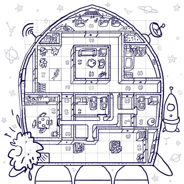 Необычный дом раскраска