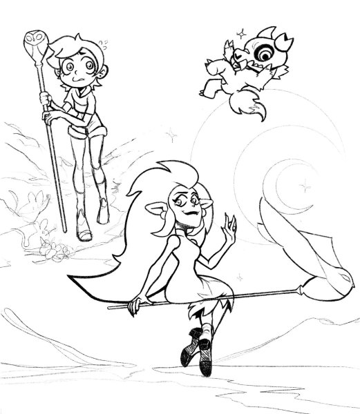 Раскраска дом Совы