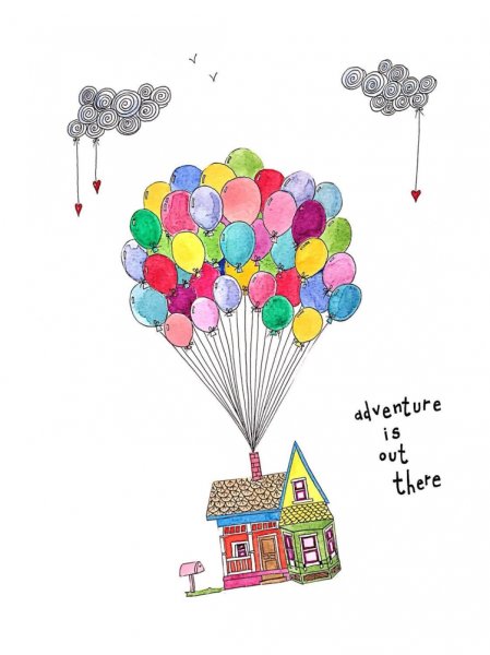 Домик с шариками