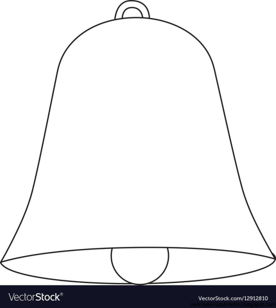 Колокол раскраска