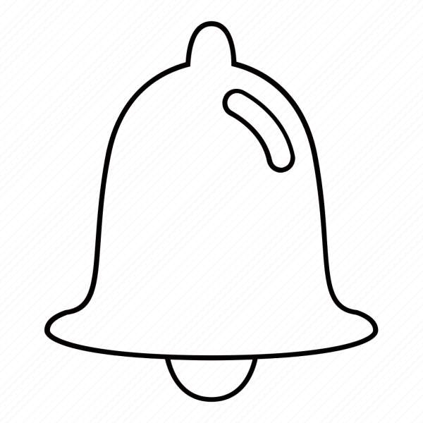 Колокольчик для раскрашивания