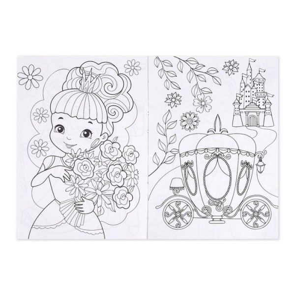 Раскраски для девочек принцессы