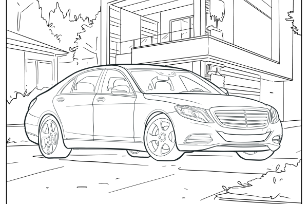 Мерседес раскраска e63s