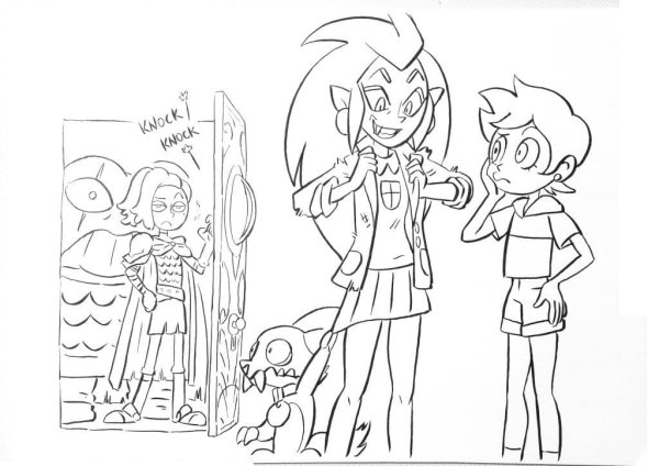 Раскраски Совиный дом мультфильм