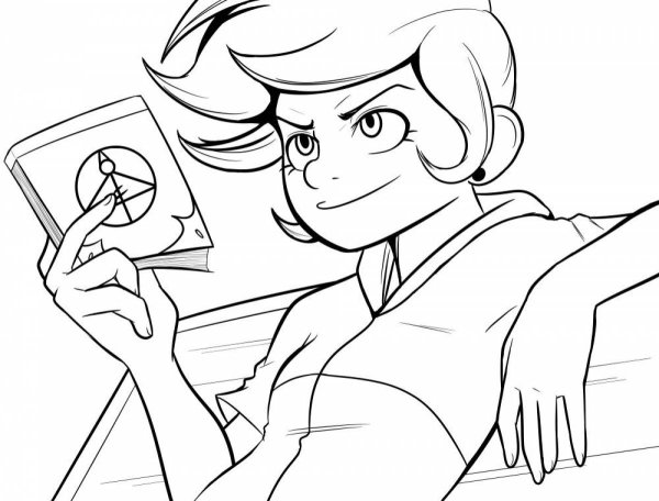 Раскраска Совиный дом мультик