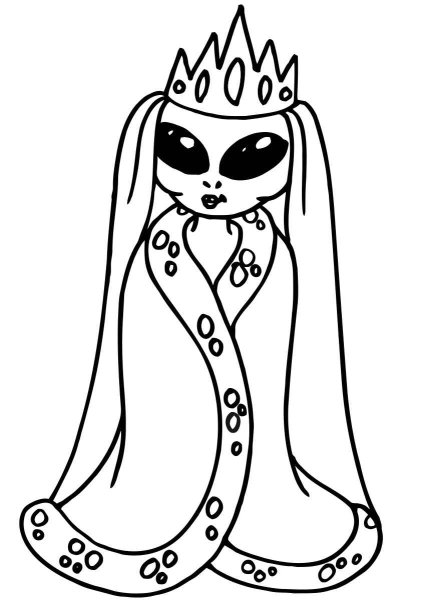 Раскраска инопланетяне для детей