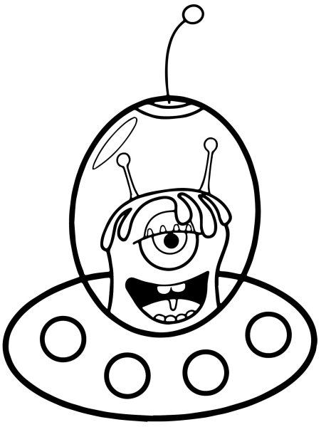 Раскраска инопланетяне для детей