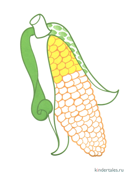 Кукуруза шаблон
