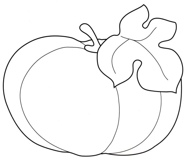 Тыква шаблон для аппликации