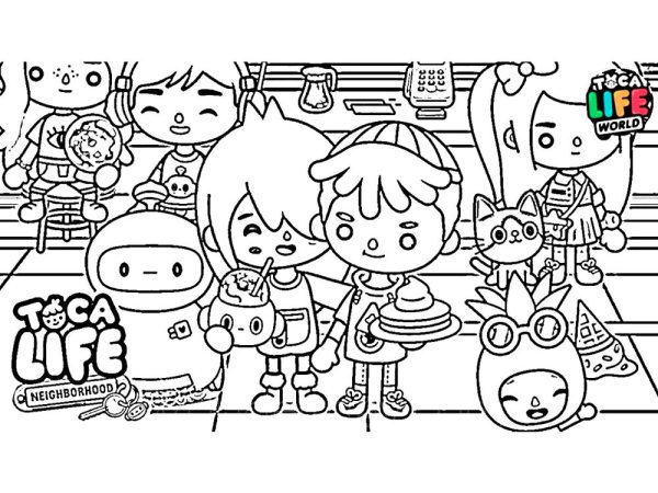 Рисунки тока бока для раскрашивания