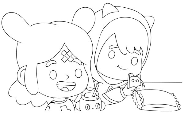 Раскраска тока бока раскраски