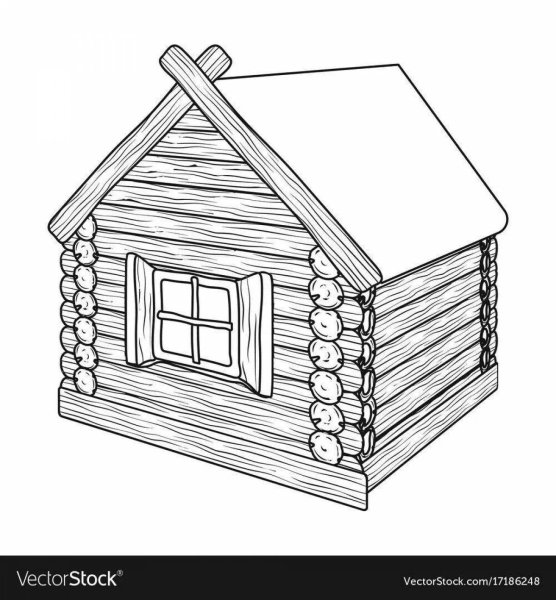 Бревенчатый домик