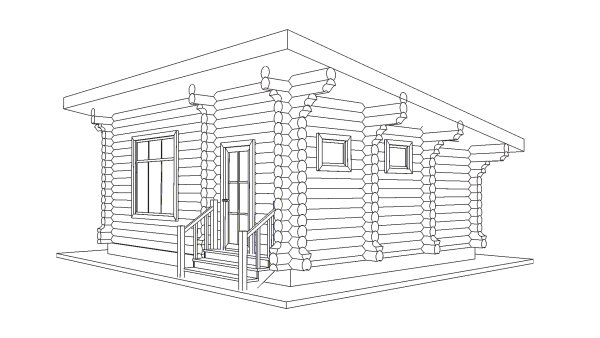 Баня карандашом
