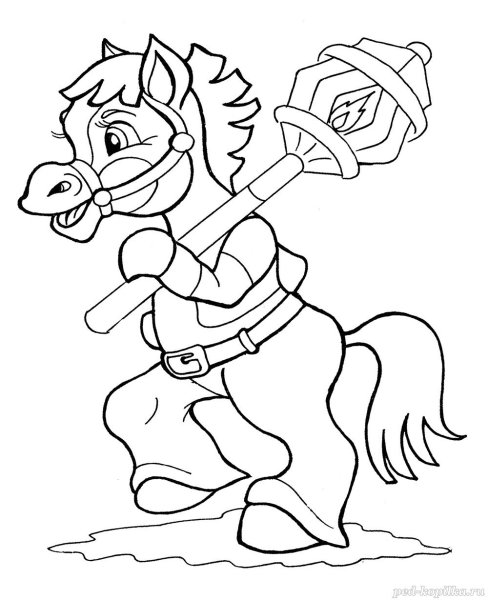 Раскраска. Кошкин дом