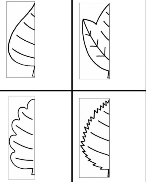 Симметричные трафареты для вырезания