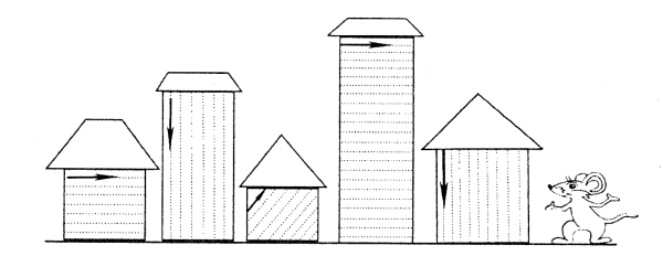 Штриховка домик