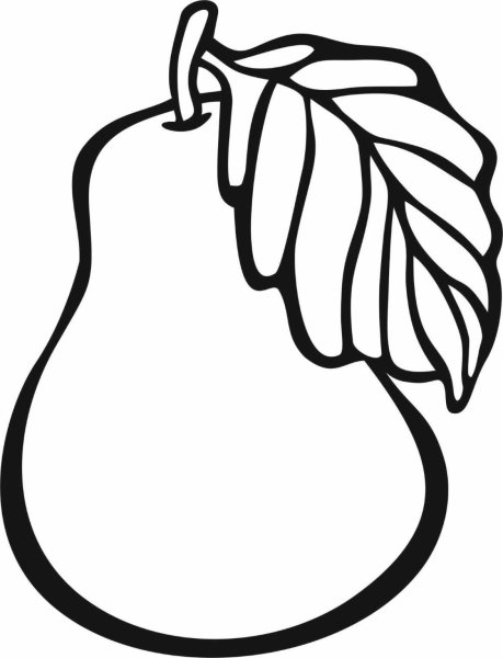 Фрукты раскраска для детей