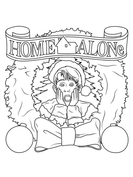 Раскраска один дома фильм