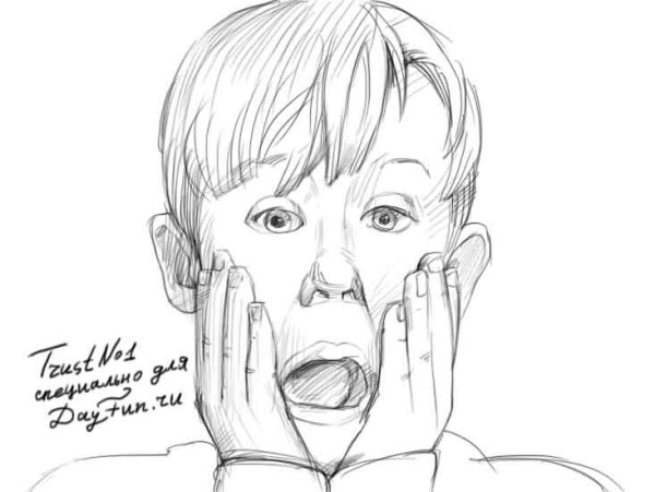 Портрет с эмоцией легкий