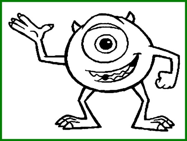 Корпорация монстров карандашом