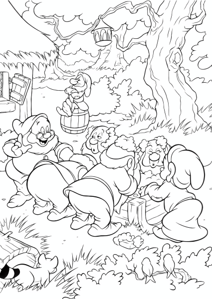 Раскраски сюжетные