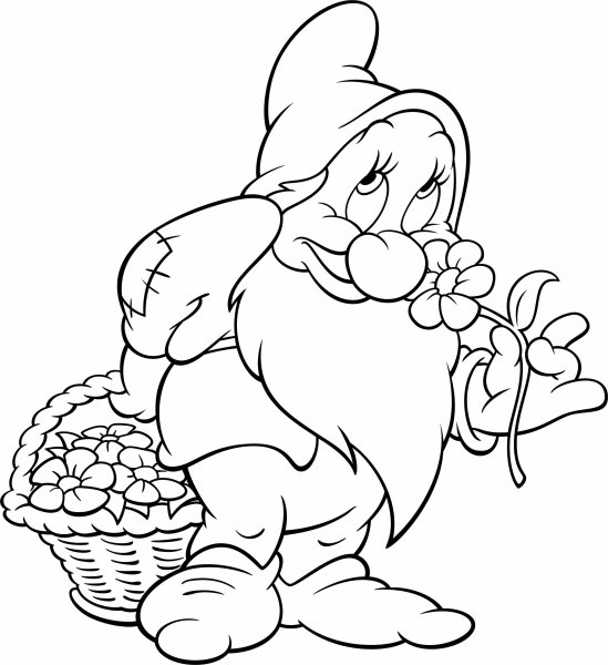 Гном тихоня из Белоснежки