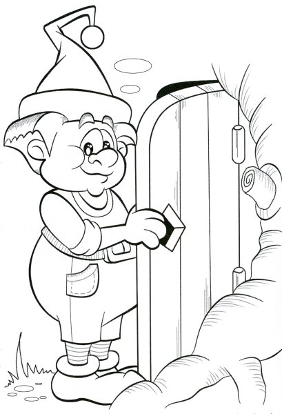 Раскраска Гномы для детей