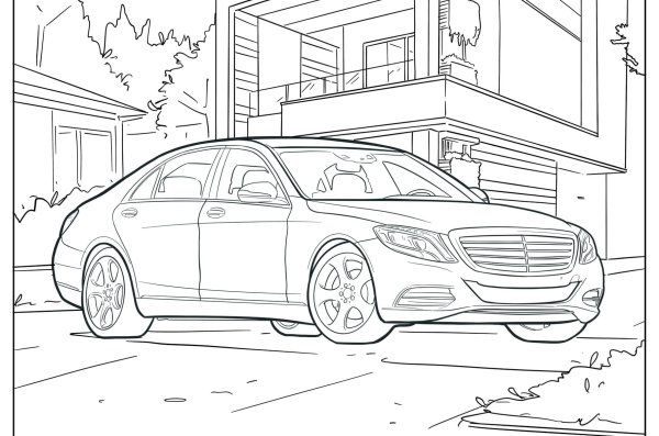 Раскраски Мерседес ЦЛС 63 АМГ