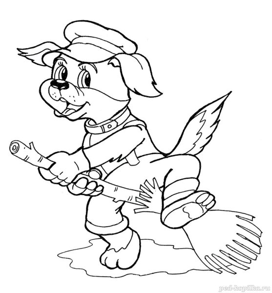 Раскраска. Кошкин дом