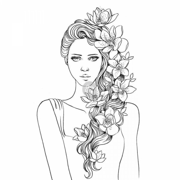 Раскраски девушки