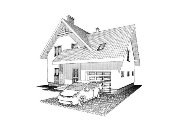 Дом с гаражом