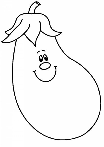 Трафареты овощей и фруктов для вырезания