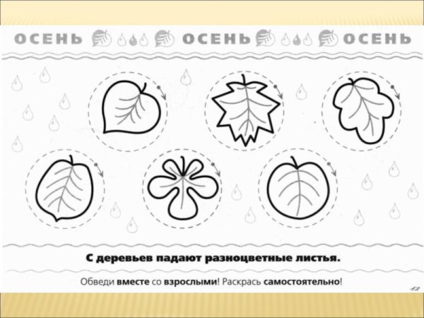 Осень задания для дошкольников