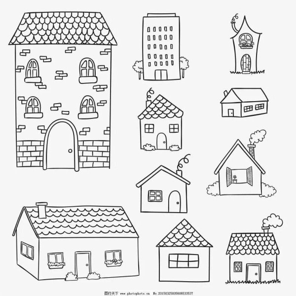 Дом схематичное изображение