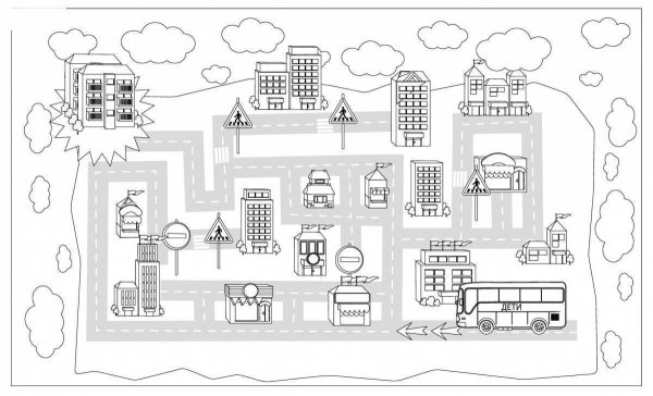 План города для детей